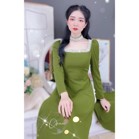 Áo Dài Ren Cổ Chooker AD8066 (áo lẻ)