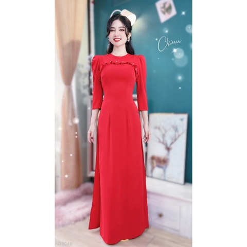 Áo Dài Bèo Cong AD8105 (áo lẻ)
