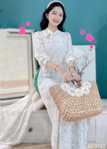 Áo Dài Cổ Trụ Li AD9150 (áo lẻ)