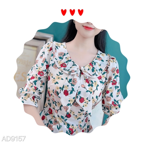 Áo Dài Cổ Sen 2 Lớp AD9157 (áo lẻ)