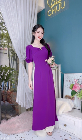 Áo Dài Tag Cô Gái AD9179 (áo lẻ)