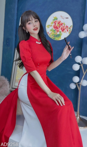 Áo Dài Eo Ngọc AD9258 (áo lẻ)