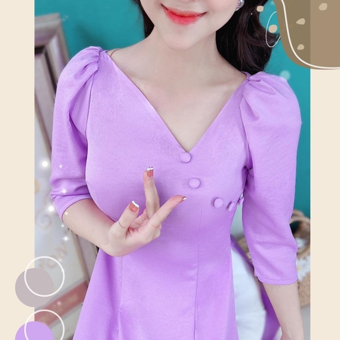 Áo Dài Cổ Tick 5N Bọc AD9117 (áo lẻ)