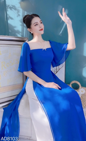 Áo Dài 4T Tơ IC Bling AD8103 (áo lẻ)