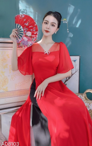 Áo Dài 4T Tơ IC Bling AD8103 (áo lẻ)