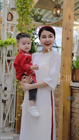 Áo Dài Suông Tỉ Muội AD9284 (áo lẻ)