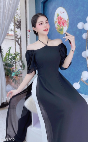 Áo Dài Chip Chip Cổ Yếm 4T AD9292 (áo lẻ)