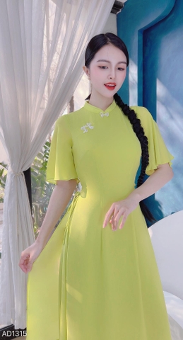 Áo Dài 4T Váy Chiffon AD1315 (áo lẻ)