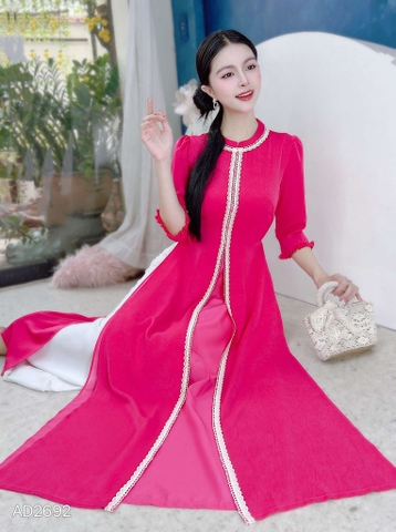 Áo Dài Khánh Niên 3T AD2692 (áo lẻ)