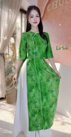 Áo Dài Sương Núi Rừng AD2710 (áo lẻ)