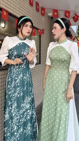Áo Dài Mâm Xôi 4T AD2800 (áo lẻ)