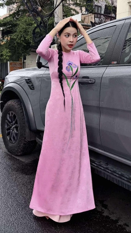 Áo Dài Lan Hồ Điệp AD2824 (áo lẻ)