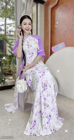Áo Dài Măng Non AD2830 (áo lẻ)