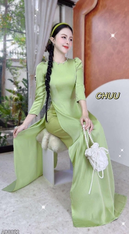 Áo Dài TL Cổ Tròn Ngọc (áo lẻ)