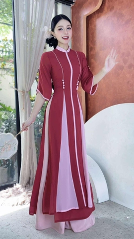 Áo Dài 4T Vương Hậu AD2868 (áo lẻ)