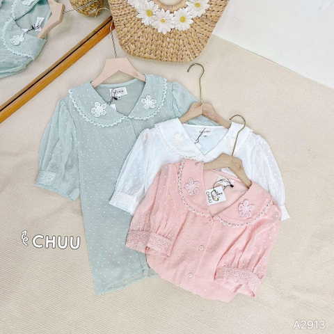 Áo Sơ Mi Tuyết Hoa Dừa A2913
