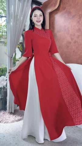 Áo Dài 2T+ Madam+PK AD2912 (áo lẻ)
