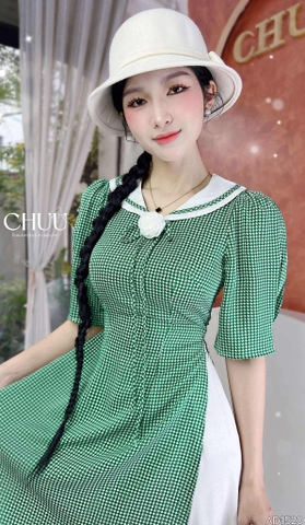 Áo Dài Ô Nhí Hoa Trà AD1520 (áo lẻ)