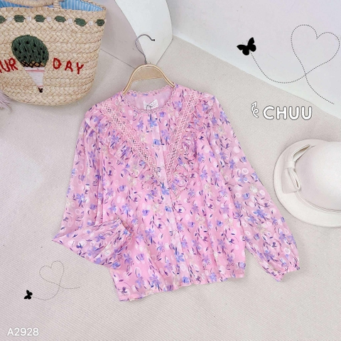 Áo Sơ Mi Ren Cây Cầu A2928
