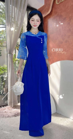 Áo Dài Hạt Sương Mai AD2919 (áo lẻ)