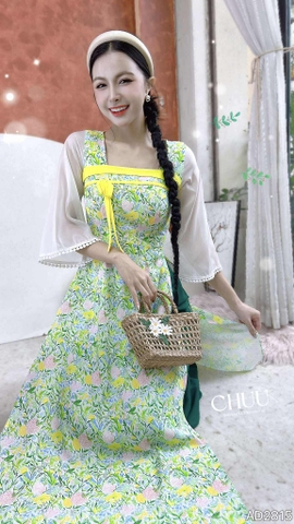 Áo Dài Tiểu Hoa Đán AD2815 (áo lẻ)