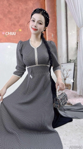 Áo Dài Viền Ren CHIE AD2940 (áo lẻ)
