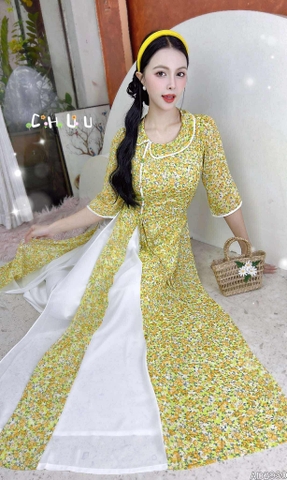 Áo Dài 4T Lục Lạc Châu AD2930 (áo lẻ)
