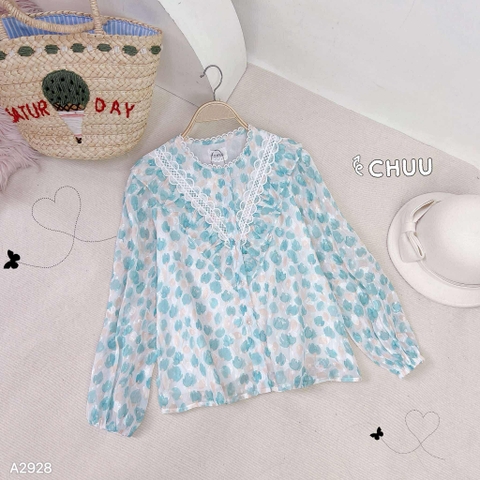 Áo Sơ Mi Ren Cây Cầu A2928