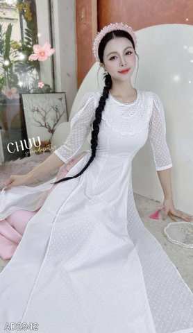 Áo Dài 4T Mây Trong Suốt AD2942 (áo lẻ)