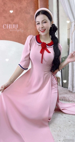 Áo Dài Cổ Sen 3 Màu+PK AD2939 (áo lẻ)