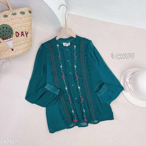 Áo Sơ Mi Nhịp Cầu Hoa A2927