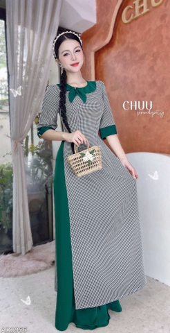 Áo Dài Món Quà Nơ AD2956 (áo lẻ)