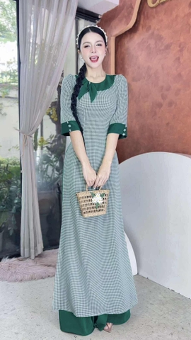 Áo Dài Món Quà Nơ AD2956 (áo lẻ)