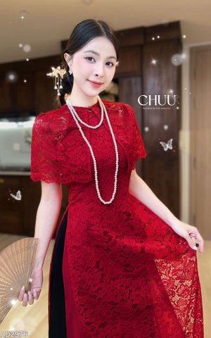 Áo Dài Ren Choàng Luxury AD2976 (áo lẻ)