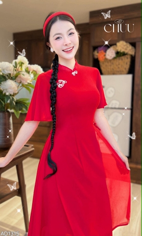 Áo Dài 4T Váy Chiffon AD1315 (áo lẻ)