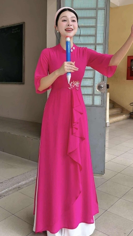 Áo Dài Tháp Liên Hoa AD2991 (áo lẻ)