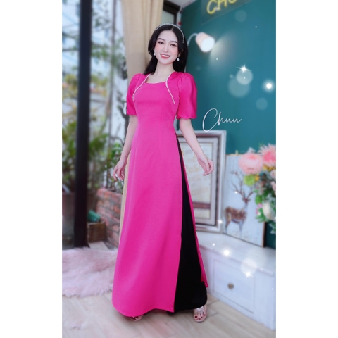 Áo Dài Ngọc Châu Lụa Ướt AD8091 (áo lẻ)