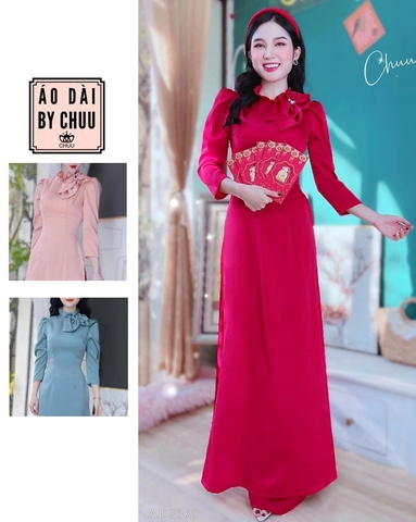 Áo Dài Cánh Hoa 3D AD8069 (áo lẻ)