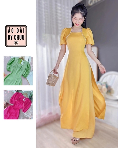 Áo Dài Ngọc Châu Lụa Ướt AD8091