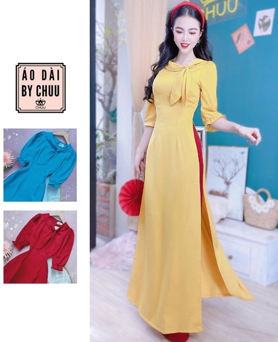 Áo dài cách tân tai thỏ AD8109 (áo lẻ)