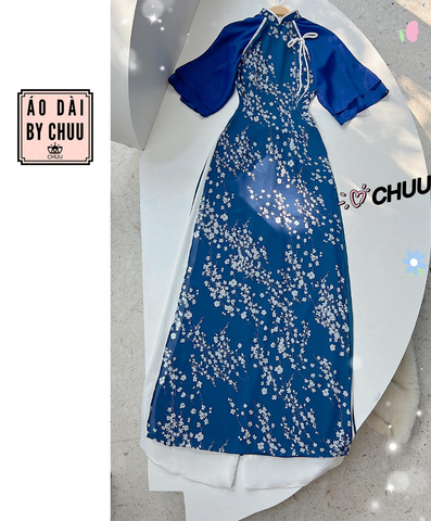 Áo Dài Mai Thanh Nơ Trắng 4T AD1331 (áo lẻ)