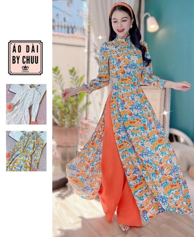 Áo Dài Cổ Trụ Li AD9150 (áo lẻ)