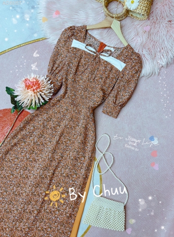 Áo Dài Nơ Chít 2cm AD8057 (áo lẻ)