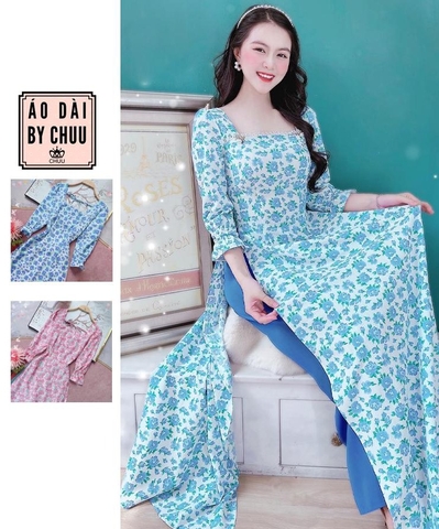 Áo Dài Xốp Tay Chun AD9122 (áo lẻ)