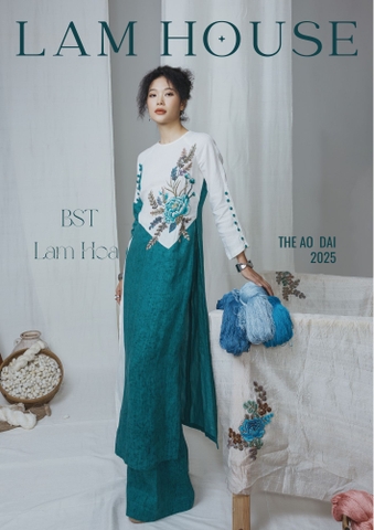 Cảm xúc được bung tỏa trên những mẫu váy và áo dài thêu tay