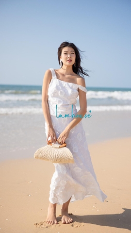 Chân Váy Đính Hoa