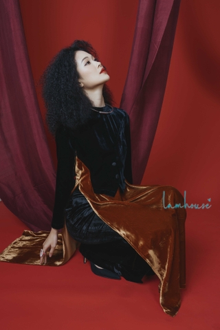 Áo Dài Ghi Lê Nhung