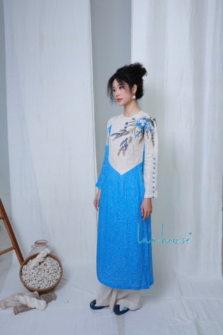 Áo Dài Linen Lam Hoa 3