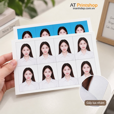 In ảnh thẻ giấy lụa nhám tại Hà Nội - AT Printshop