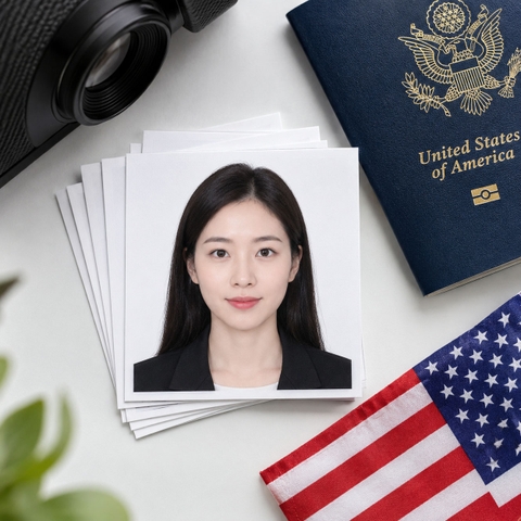 Chụp ảnh visa Mỹ tại Hà Nội đúng chuẩn 5x5 cm